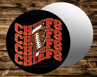 CHIEFS football sign for kansas city Wreaths Crafts & miniatures Projects