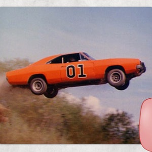 Cool General Lee Flying Dukes of Hazzard Car  mouse pad