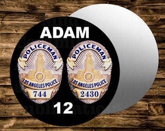 Metal  Sign adam 12 Law Enforcment  Wreaths Crafts & miniatures Projects