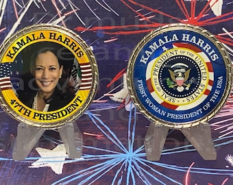 KAMALA HARRIS Memorial 1st Woman President remembrance Coin