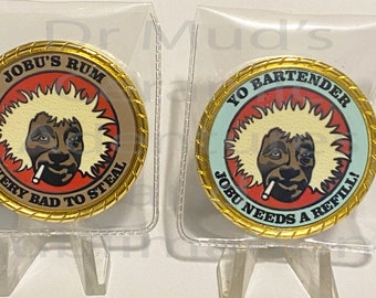 Cool Major League Movie Jobu's Rum Very Bad to Steal Jobu Needs a Refill Collectors Coin