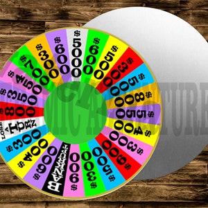 Metal  Sign Wheel of Fortune sign for Wreaths Crafts & miniatures Projects