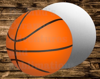 Metal  Sign BASKETBALL sign for Wreaths Crafts & miniatures Projects