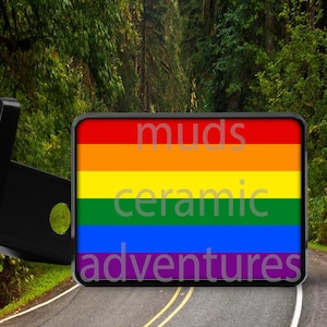 LGBTQ PRIDE new Trailer Hitch Cover Plug