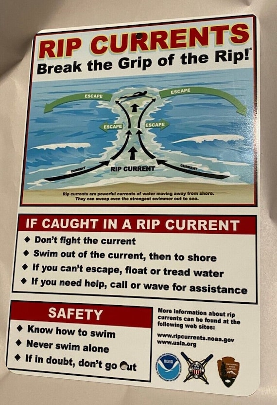 Metal Surfer Girls Rip Wall Sign Metal Surfer Girls Rip Wall Sign