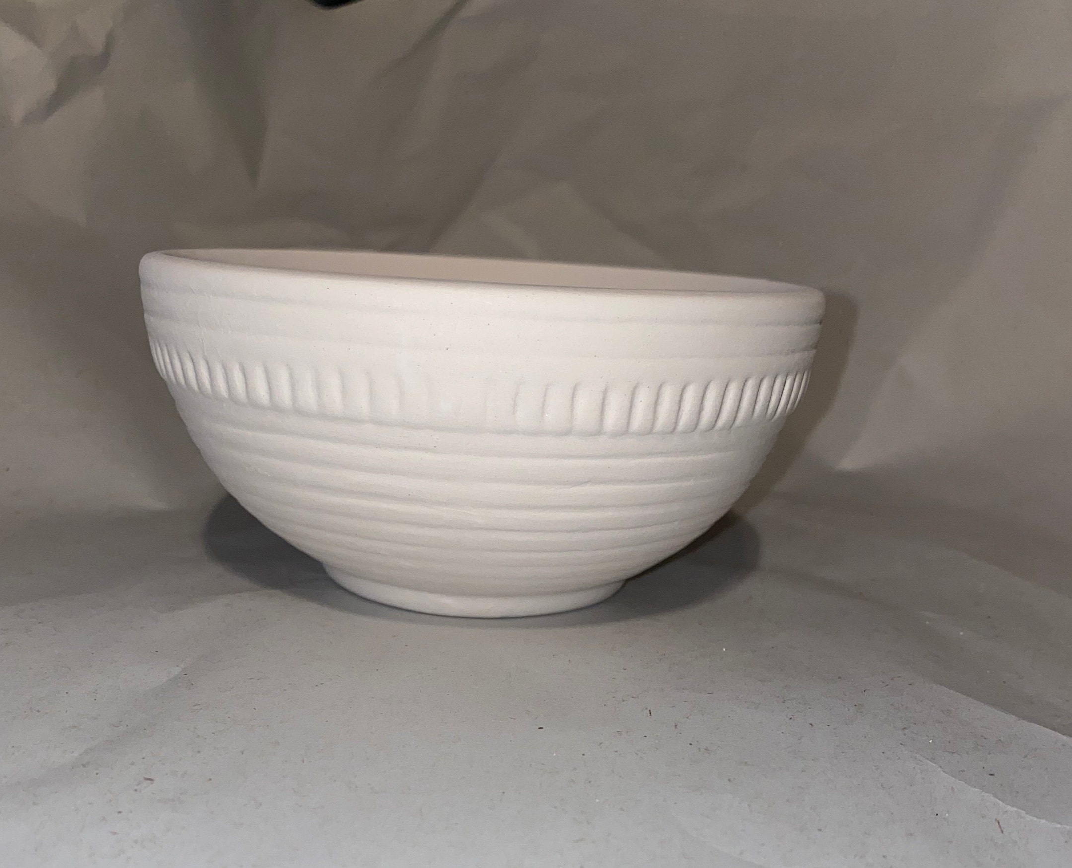 Small Detailed Fusing Clay Glass Slump Bowl Mold Etsy