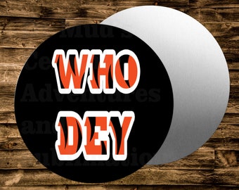 Metal  Sign WHO DEY  Wreaths Crafts & miniatures Projects