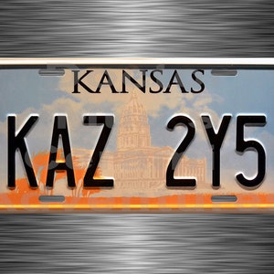 Supernatural II   Metal License Plate