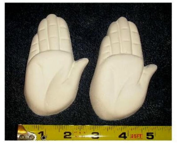 Neat and unique HANDS stained Glass slumping draping kiln molds