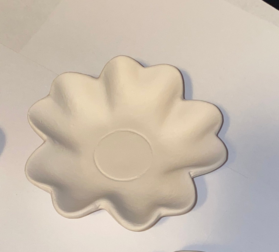 Lot of 3 different flower glass slump draping kiln molds Etsy