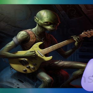 ALIEN ROCKSTAR   mouse pad