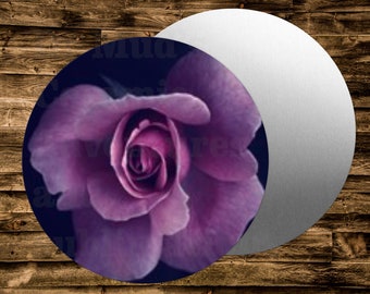 Metal  Sign PURPLE ROSE Wreaths Crafts & miniatures Projects