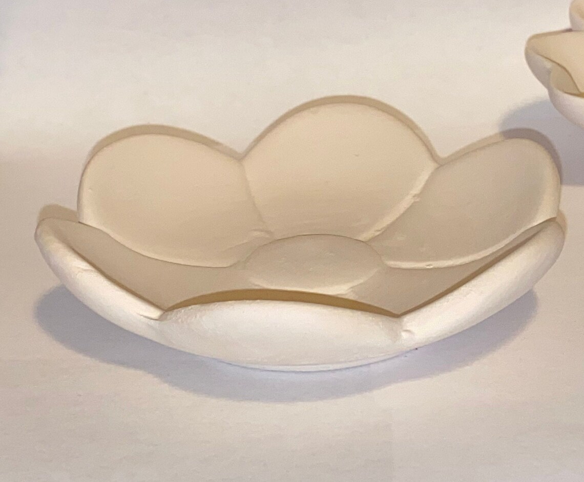 Lot of 3 different flower glass slump draping kiln molds Etsy