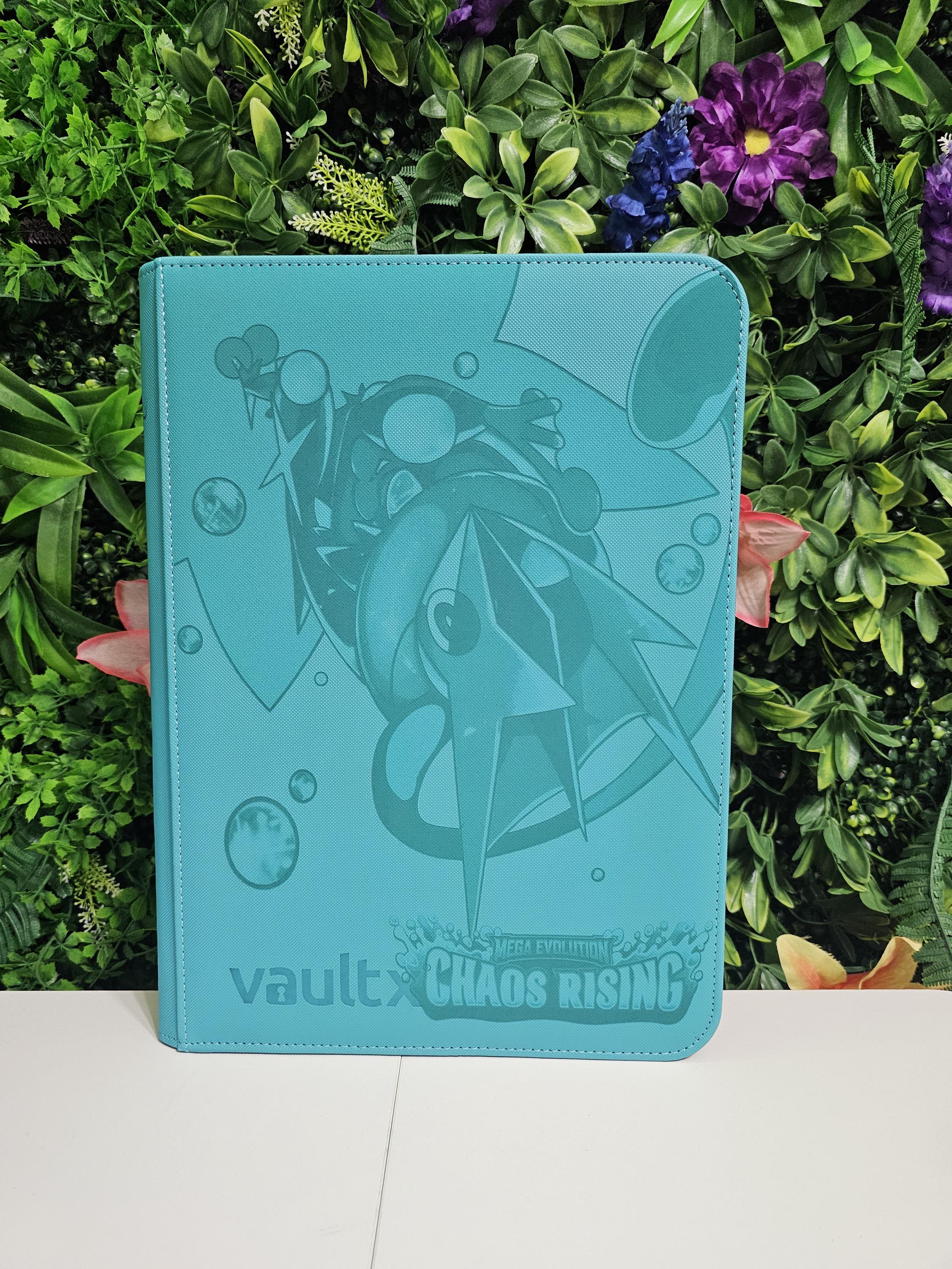 vault card binder Chaos Rising Pokémon Binder | Vault X Zipper Binder | Greninja Frogadier  Chaos Rising Inspired Design | TCG Storage Album