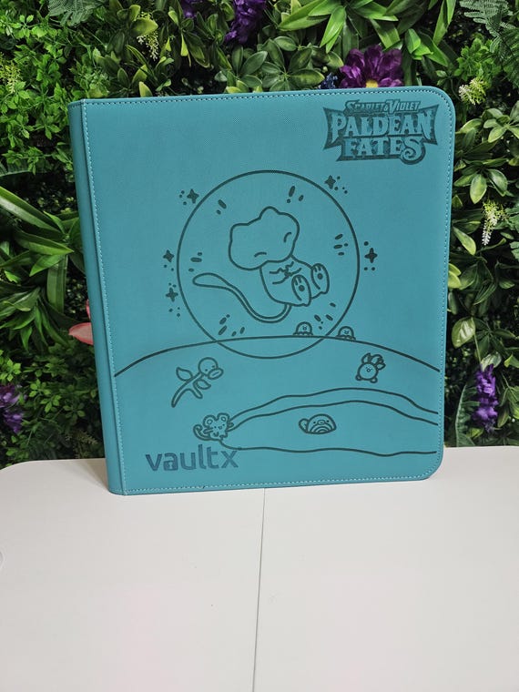 paldean fates card binder Paldean Fates Bubble Mew Pokémon Binder | Vault X Zipper Binder | Pikachu  Bubble Mew Paldean Fates