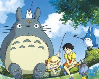 My Neighbor Totoro Studio Ghibli Poster - Quality Art Print Poster (Unframed) 19in x 13in