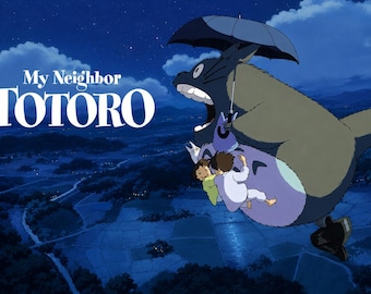 My Neighbor Totoro Studio Ghibli Poster - Quality Art Print Poster (Unframed) 19in x 13in