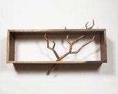 Carved Branch Cabinet - Handmade Sculpture & Functional Art