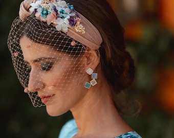 Elegant Floral Knot Headband: Wedding & Bridesmaid Accessory, Women's Luxurious Hair Ornament