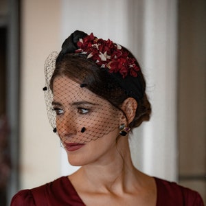 Elegant Floral Knot Headband - Wedding Accessory for Women