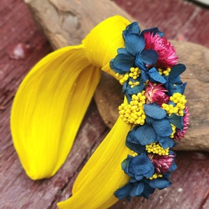 Elegant Floral Knot Headband for Bridal Parties, Special Events, and Formal Occasions