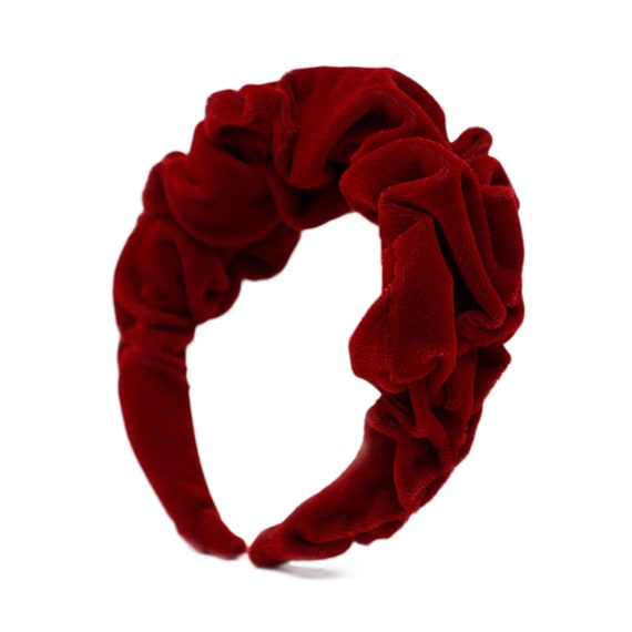 Elegant Velvet Handmade Headband Elegant Velvet Headband for Special Occasions in Multiple  main image 3