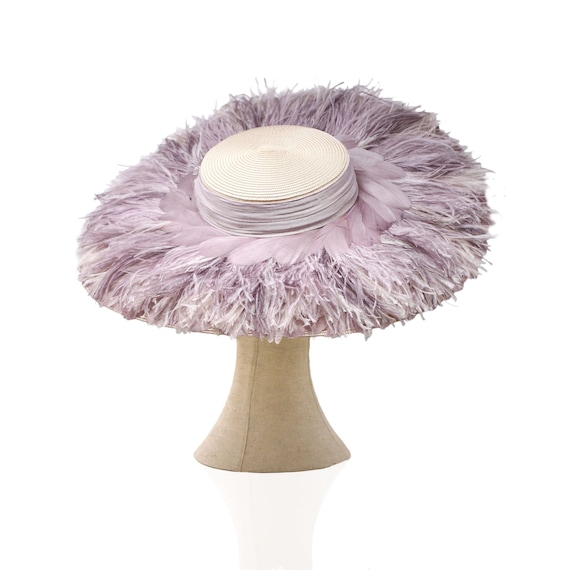 Embroidered Derby Hat: Custom Feathered Occasion Headpiece  display picture 2