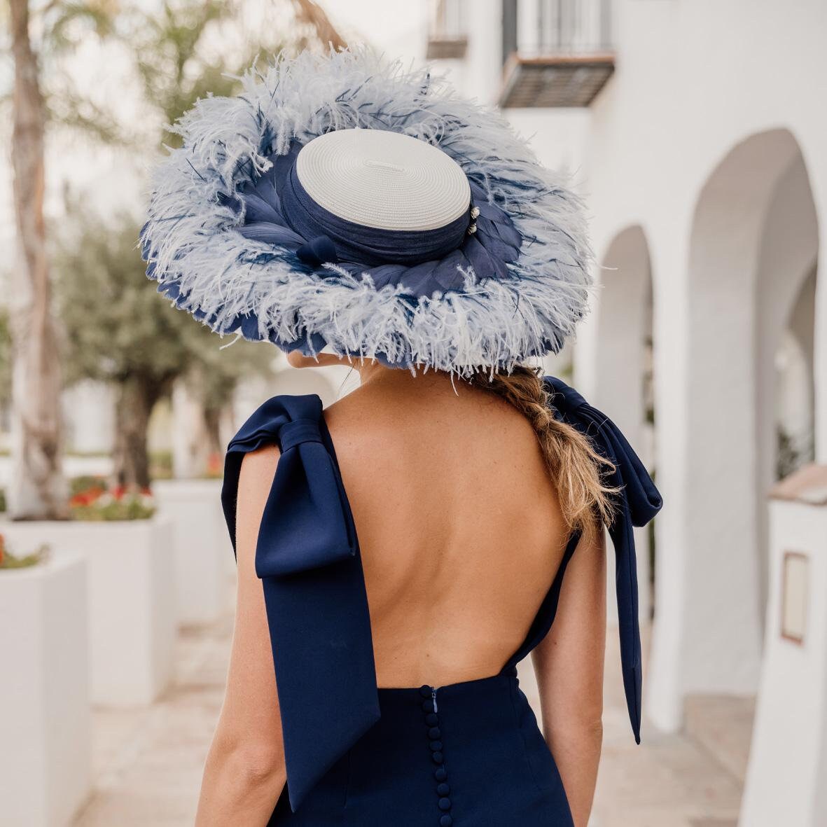 Embroidered Derby Hat: Custom Feathered Occasion Headpiece  display picture 2