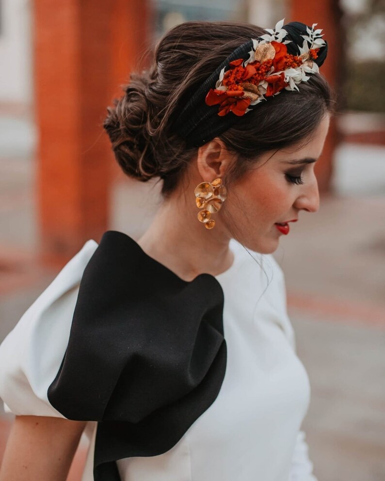 Black Turban Headband for Weddings Guests Made With Black Etsy UK