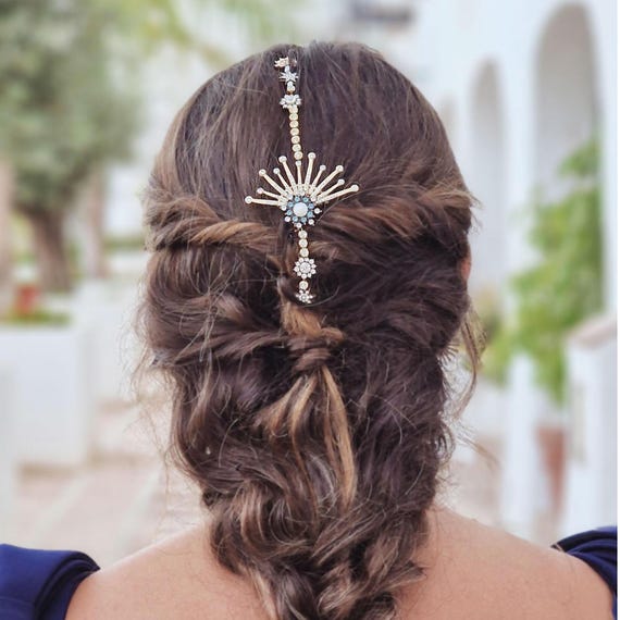 Elegant Freshwater Pearl Swarovski Crystal Hair Comb for 