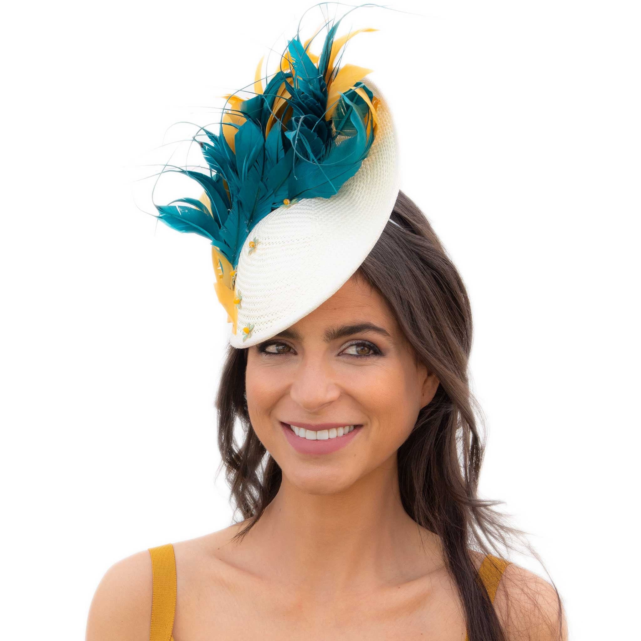 Margot Disk Fascinator Decorated With 