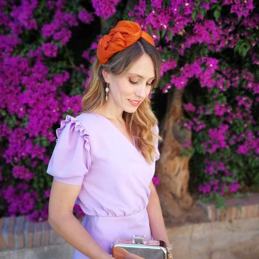 Lavender Baroque Embellished Headband Twine and Love | Embellished Headband | Handcrafted Hair  main image 4
