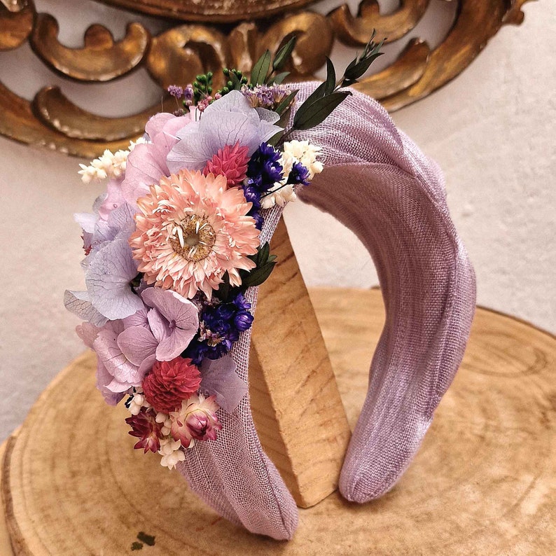 Elegant headband for weddings. Luxurious wedding headband. Embellished headband. Colorful headband. Headband for wedding guest. image 4