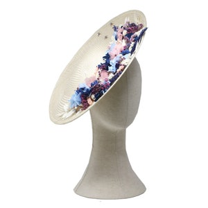 Wedding guest hat. Royal Ascot hat. Derby hats for women. Melbourne Cup. Headdresses and hats. Artisan. Saucer hat. image 5