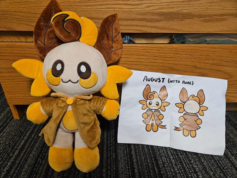Custom Plushie from Your Art | Handmade Stuffed Animal - Turn Child's Drawing into Plushie | Birthday Gift | Handmade Doll | Graduation Gift