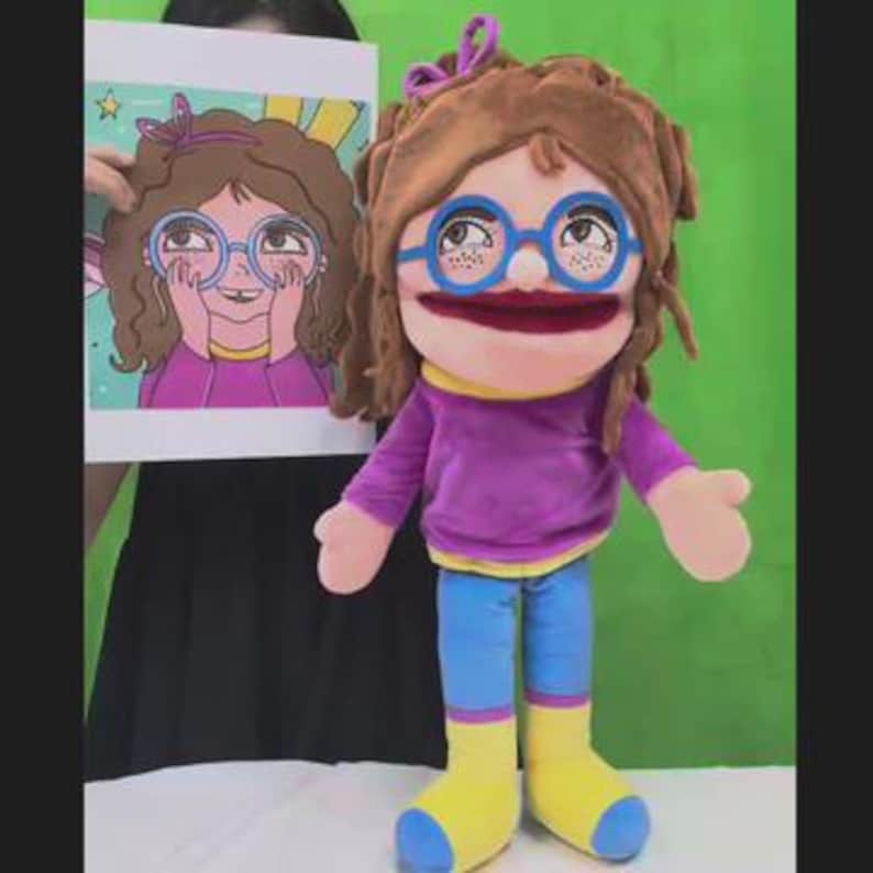 Customized Hand Puppets |Hand Puppets That Belong Only to You | Handmade | Unique Gift | Custom Hand Puppets Based on Photos/Drawings/Anime