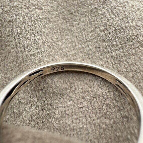 Brilliant Blue Sterling silver stackable solitair… - image 10