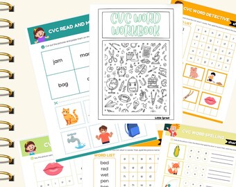 CVC Word Practice Workbook | Learn to Read Made Fun