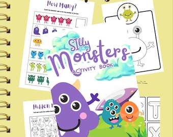 Silly Monsters Activity Book for Preschoolers