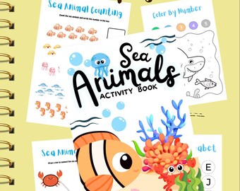 Sea Animal Activity Book