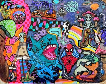 Bandeja personalizada pintada a mano