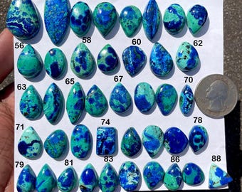 SOLD - RESERVED for JR Bluebird Azurite Malachite Pendant in 925