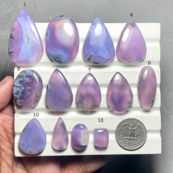 Indonesian Chalcedony Gemstone AAA+ Quality Natural Chalcedony Loose Cabochon