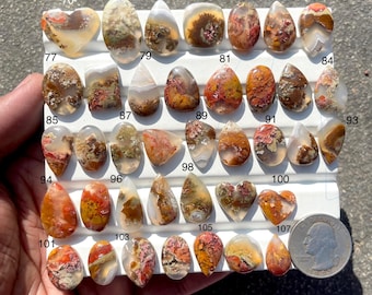 Indonesian Moss Agate Cabochon AAA+ Quality 100% Natural Gemstone For Making Jewelry