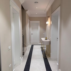 Solid Wood Interior Door with Frame & Casing – Custom Size – Painted Finish