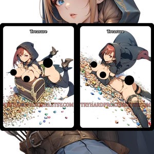 OLD DESIGN Topless Treasure Token (Double Sided) - Custom Card (#1)