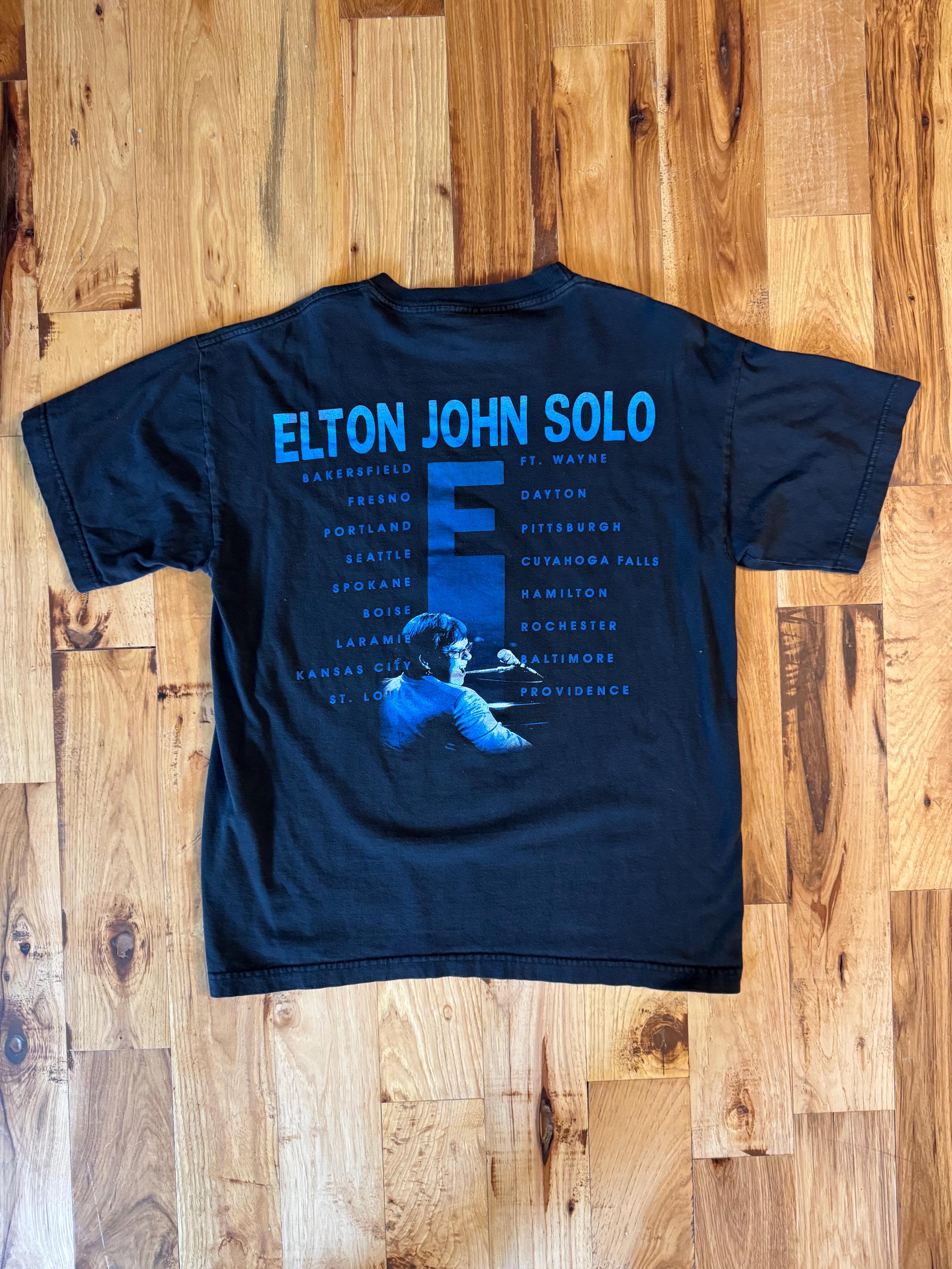 90s Elton John Shirt - Etsy