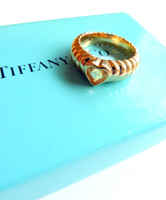 Tiffany heart shaped ring best sale