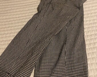 Black and White Check Sonoma Capri Pants