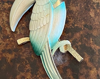 Ombre Toucan Vintage Brooch by Celebrity
